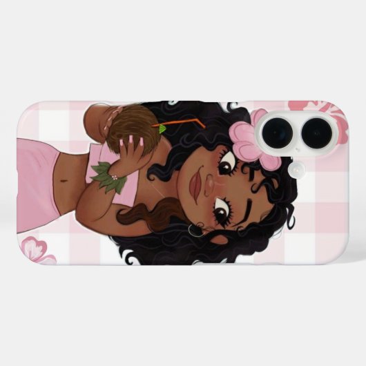 Moana Pink phone case Case-Mate iPhoneケース (裏面 (横))