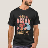 Moana The Ocean Chose Me Tシャツ (正面)