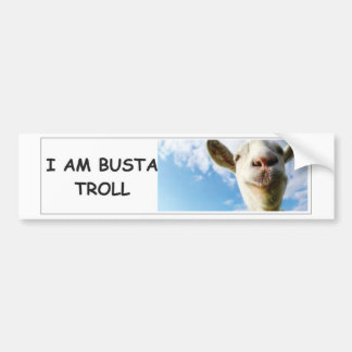 moar goatzのバンパーステッカー バンパーステッカー