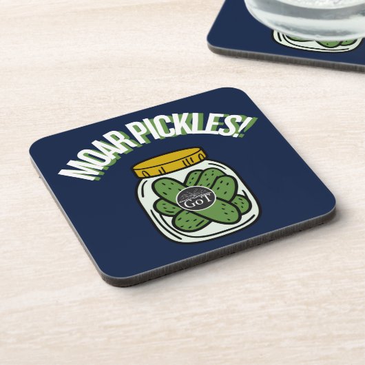 Moar Pickles! Beverage Coaster コースター (左側)
