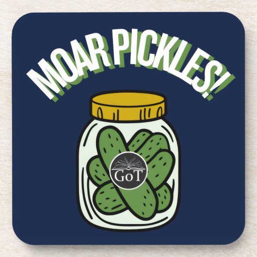 Moar Pickles! Beverage Coaster コースター (正面)