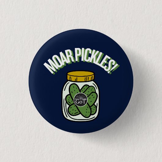 Moar Pickles! Button 缶バッジ (正面)