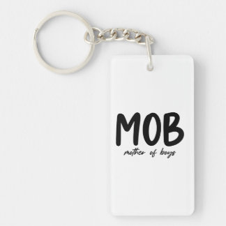 MOB Mother of Boys ミニマル Mother's Day キーホルダー