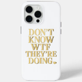 Mob Wife Energy: 「わけわかんない」デザイン iPhone 15 Pro Maxケース
