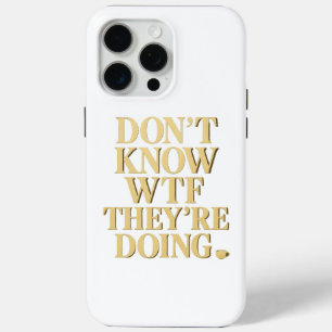 Mob Wife Energy: 「わけわかんない」デザイン iPhone 15 Pro Maxケース
