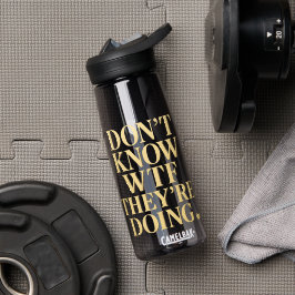 Mob Wife Energy: “Don’t Know WTF” Design ウォーターボトル