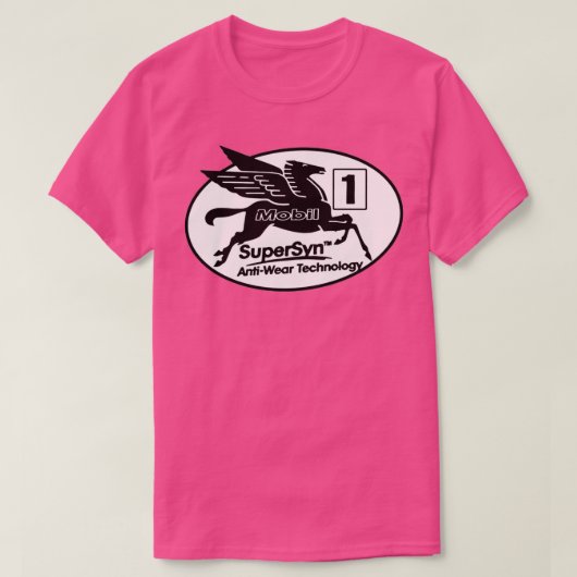 mobil 1 oil pegasus 1 tシャツ (デザイン正面)