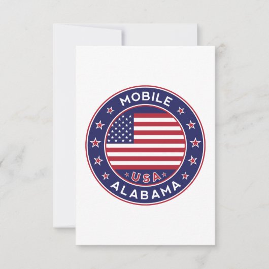 Mobile, Alabama カード (正面)