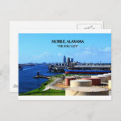 MOBILE, ALABAMA – ザポートシティ ポストカード (正面/裏面)