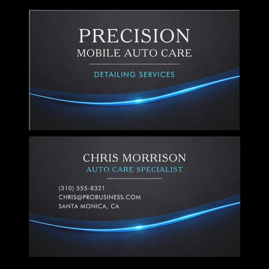 Mobile Auto Care Professional 名刺