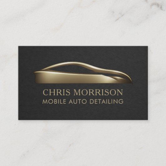 Mobile Auto Detailing 名刺 (正面)