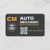 Mobile Automotive Technician QR Code 名刺 (正面)