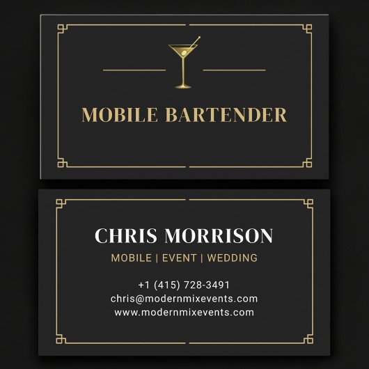 Mobile Bartender Professional 名刺