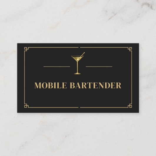Mobile Bartender Professional 名刺 (正面)