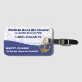 Mobile Boat Mechanic ラゲッジタグ (正面横)