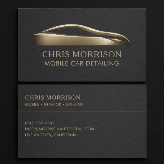 Mobile Car Detailing 名刺