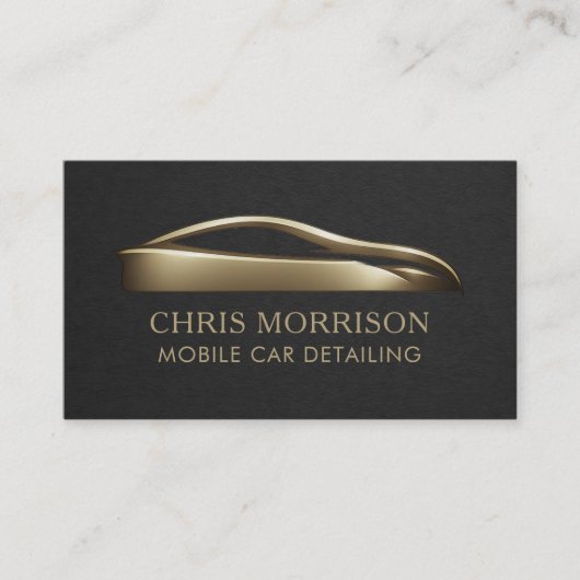 Mobile Car Detailing 名刺 (正面)