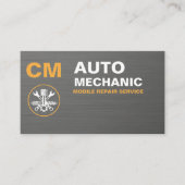 Mobile Car Repair & Auto Technician Service 名刺 (正面)