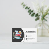 Mobile Car Wash名刺 名刺 (スタンド正面)