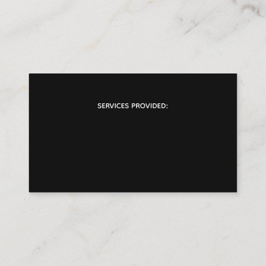 Mobile Car Wash Detail - Business Logo QR Code  名刺 (裏面)