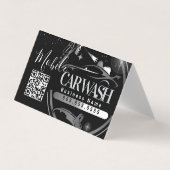 Mobile Car Wash Detail - Business Logo QR Code B 名刺 (正面)