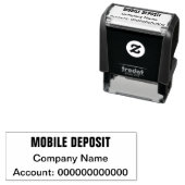 Mobile Deposit会社名口座番号 セルフインキングスタンプ (インサイチュ)