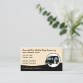 Mobile Dog Grooming Services Groomer 名刺 (スタンド正面)
