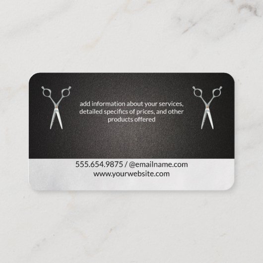 Mobile Doggie Business | Animal Services 名刺 (裏面)