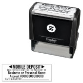 Mobile For Deposit Only Basic Office - Date Area セルフインキングスタンプ (インサイチュ)