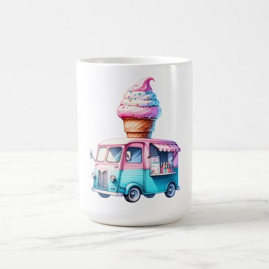 mobile ice cream van コーヒーマグカップ (中央)