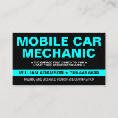 MOBILE MECHANIC | 自動車整備・修理 名刺 (正面)