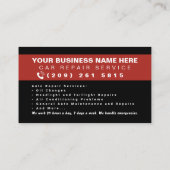 Mobile Mechanic, Auto Repair, Car Repair, Editable 名刺 (裏面)