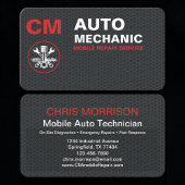 Mobile Mechanic Auto Repair Services 名刺