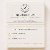 Mobile Notary Public Professional 名刺