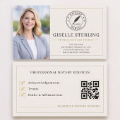 Mobile Notary Public QR Code Photo  名刺