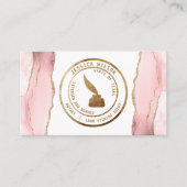 Mobile Notary Public Stamp Logo Loan Signing Photo 名刺 (正面)