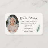 Mobile Notary QR Code Photo  名刺 (正面)