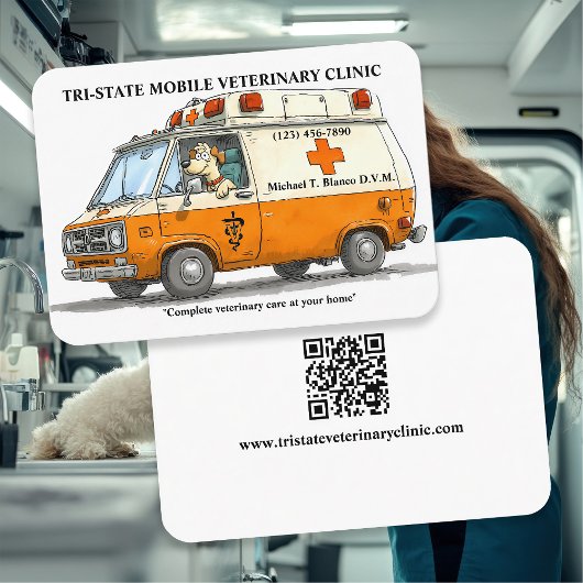 Mobile Veterinarian Clinic 名刺