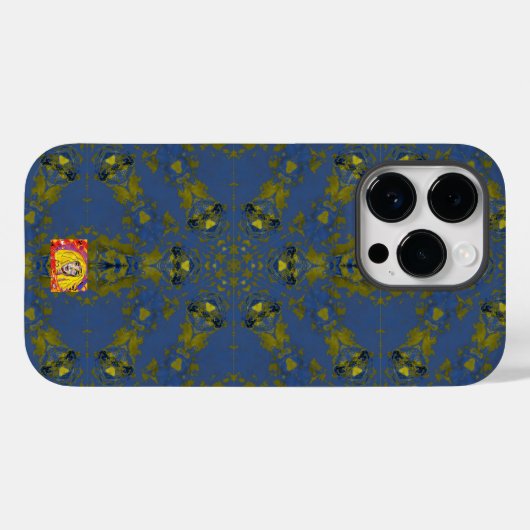 Mobilskal Snake Pond Blue Case-Mate iPhoneケース (裏面 (横))