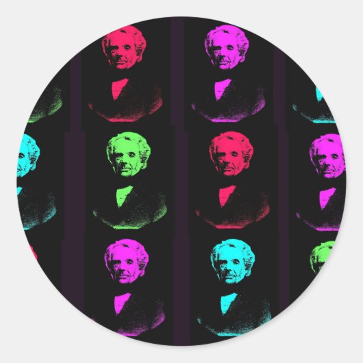 Mobiusのコラージュ ラウンドシール (正面)