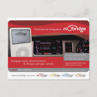 mObridge米国の前SEMA郵便はがき ポストカード