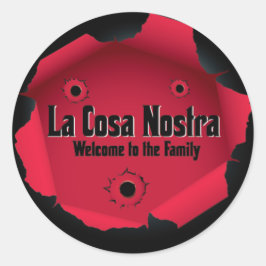 Mobsterステッカー ラウンドシール