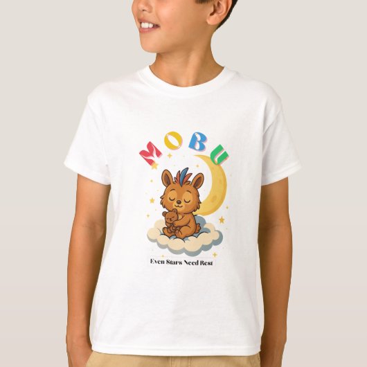 MoBu – 偶数スターは残りを必要 Tシャツ (正面)