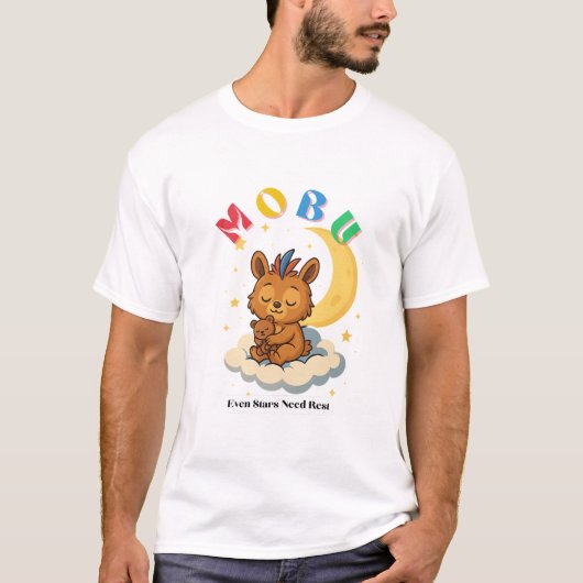 MoBu - 星だって休む Tシャツ (正面)
