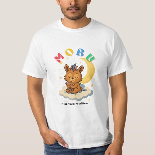 MoBu - 星だって休む Tシャツ (正面)