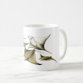 Mobula tarapacana - Chilean Devil Mantas コーヒーマグカップ (正面右)