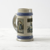 Mobyディックか白いクジラ ビールジョッキ (正面左)