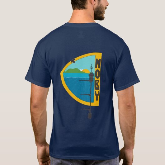 MOBYロゴのシャツ Tシャツ (裏面)