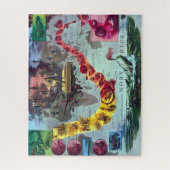 Moby Dick Herman Melvilleペクッドの航海 ジグソーパズル (縦)