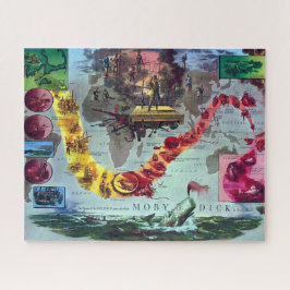 Moby Dick Herman Melvilleペクッドの航海 ジグソーパズル